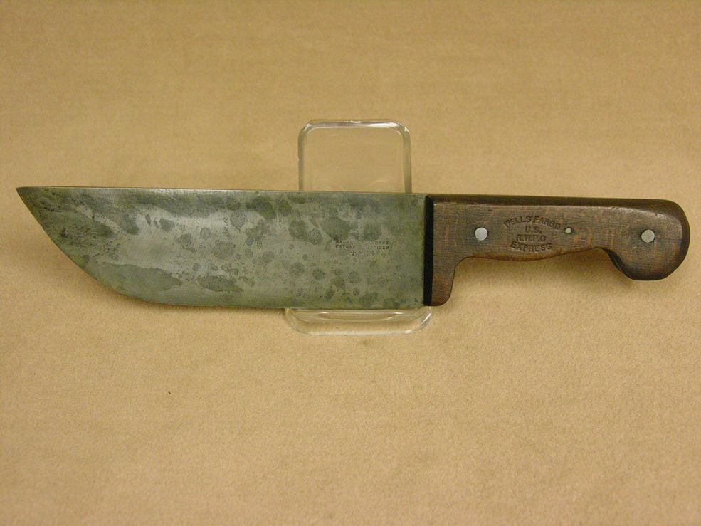 Appraisal: WELLS FARGO INCH KNIFE On one side blade is marked