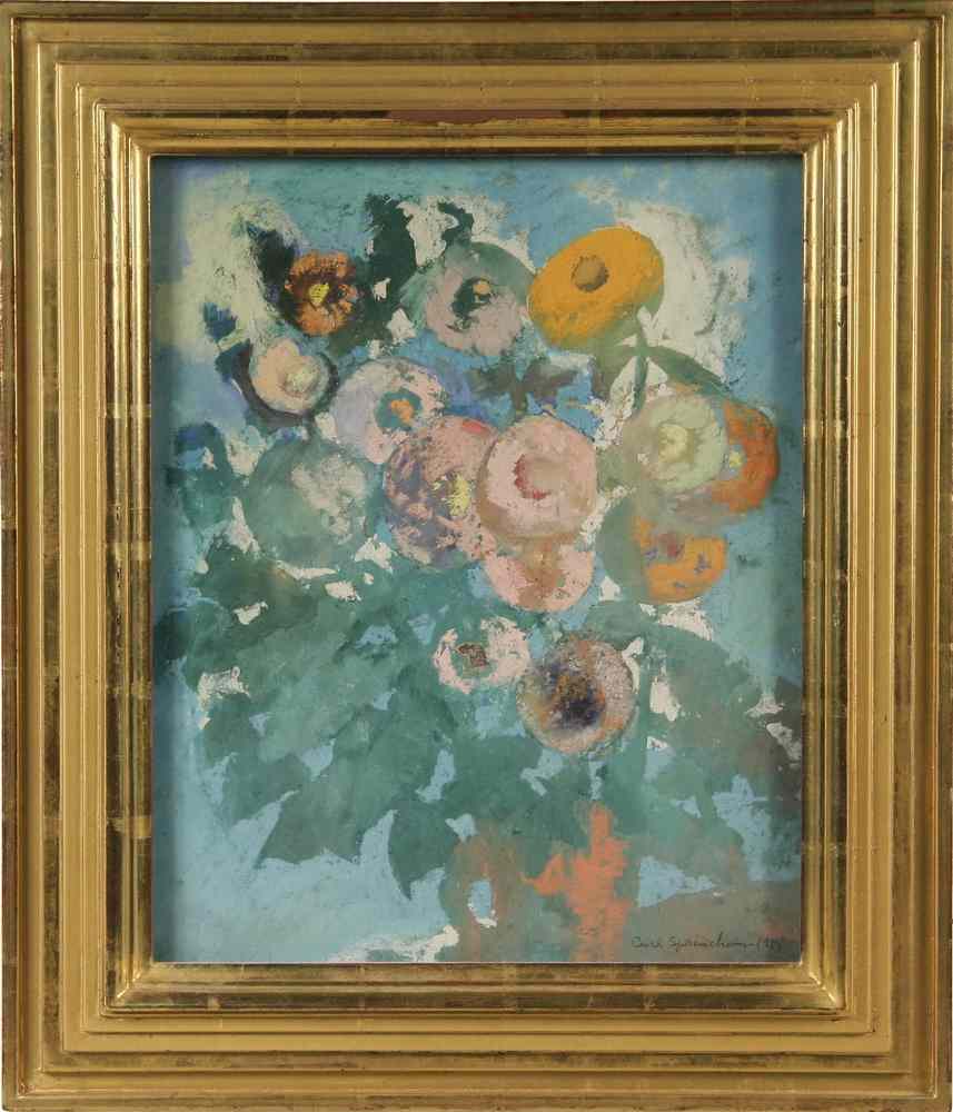 Appraisal: PASTEL - Vase of Flowers by Carl Sprinchorn Maine -