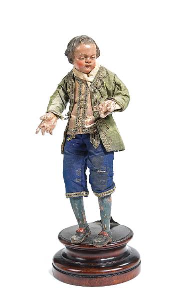 Appraisal: An Italian cr che figure of a boy th century