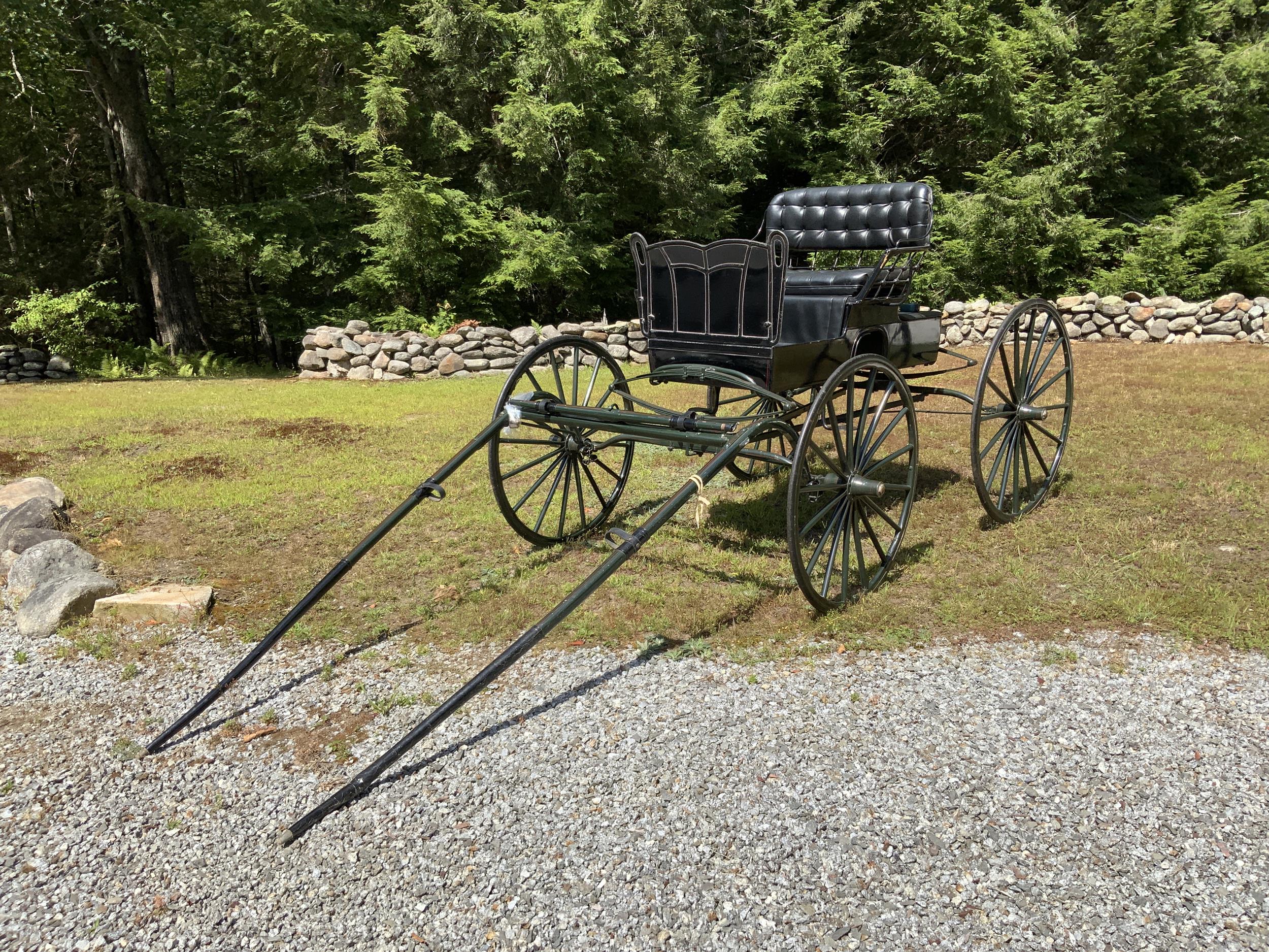 Appraisal: FULLY RESTORED ANTIQUE HORSE DRAWN CARRIAGE An fully restored antique