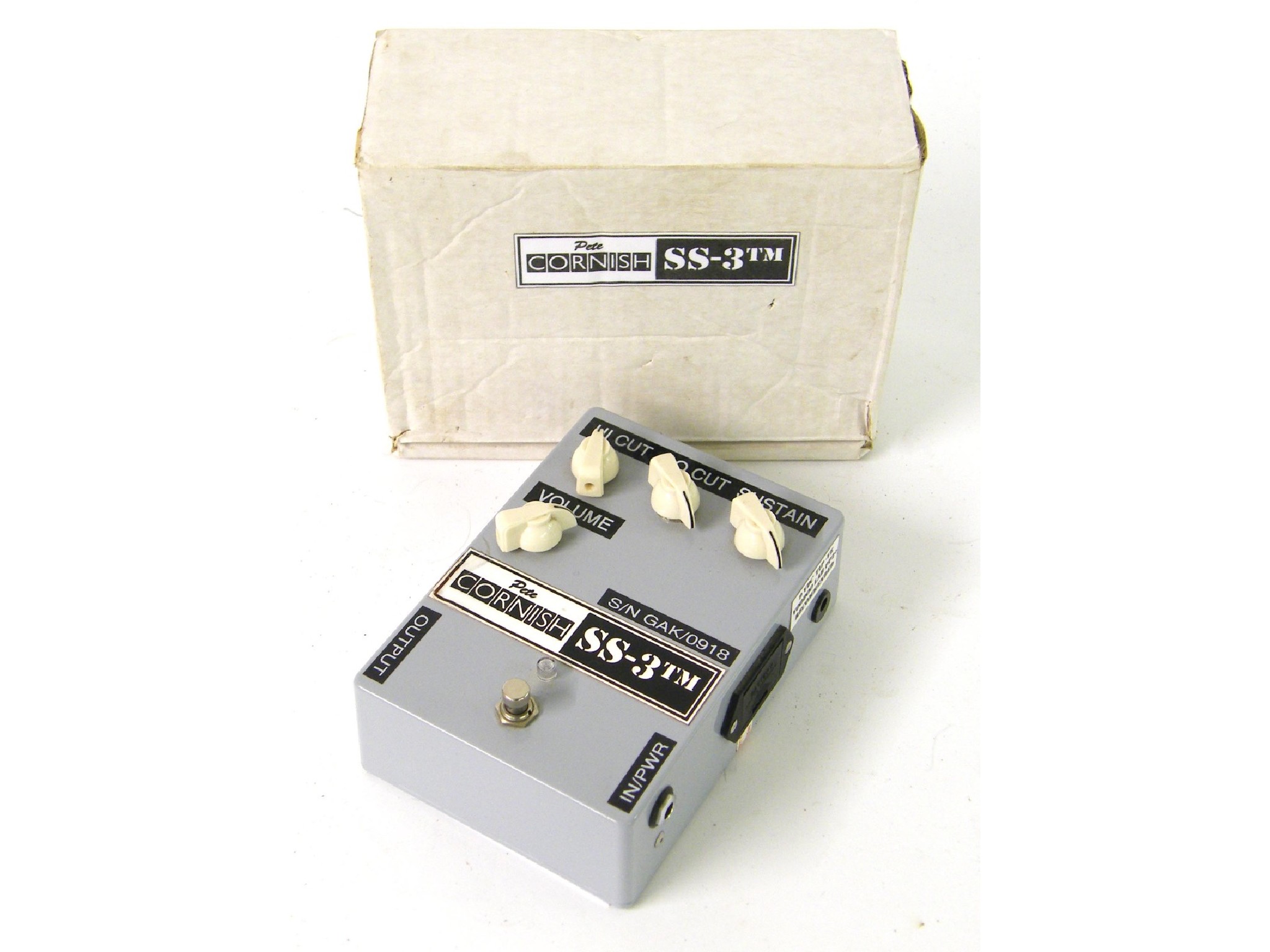 Appraisal: Pete Cornish SS- TM guitar pedal ser no GAK- boxed