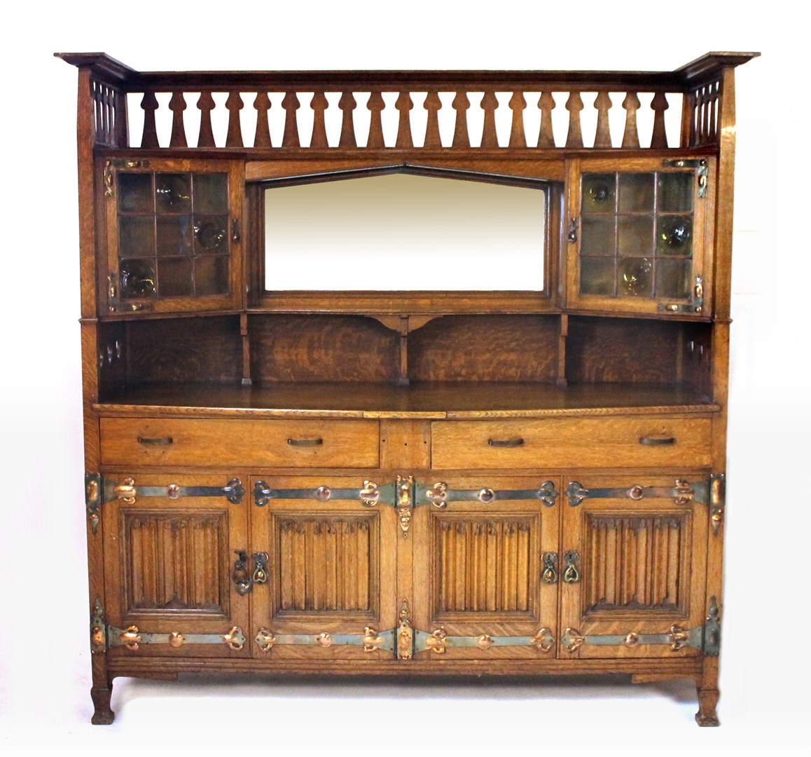 Appraisal: An Arts and Crafts oak dresser by Shapland and Petter