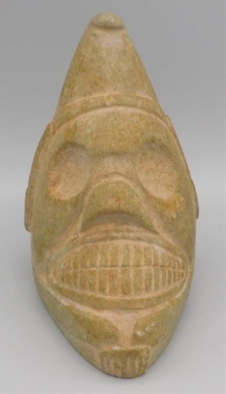 Appraisal: TAINO ANTHROPIC ZEMI WITH SUBSTANTIAL DENTALdisplay Probably a god or