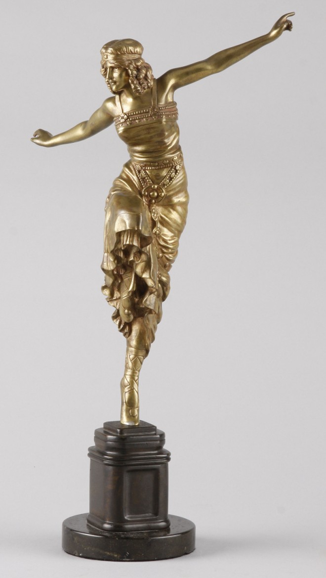 Appraisal: Russian Dancer bronze sculpture by Paul Philippe t including base