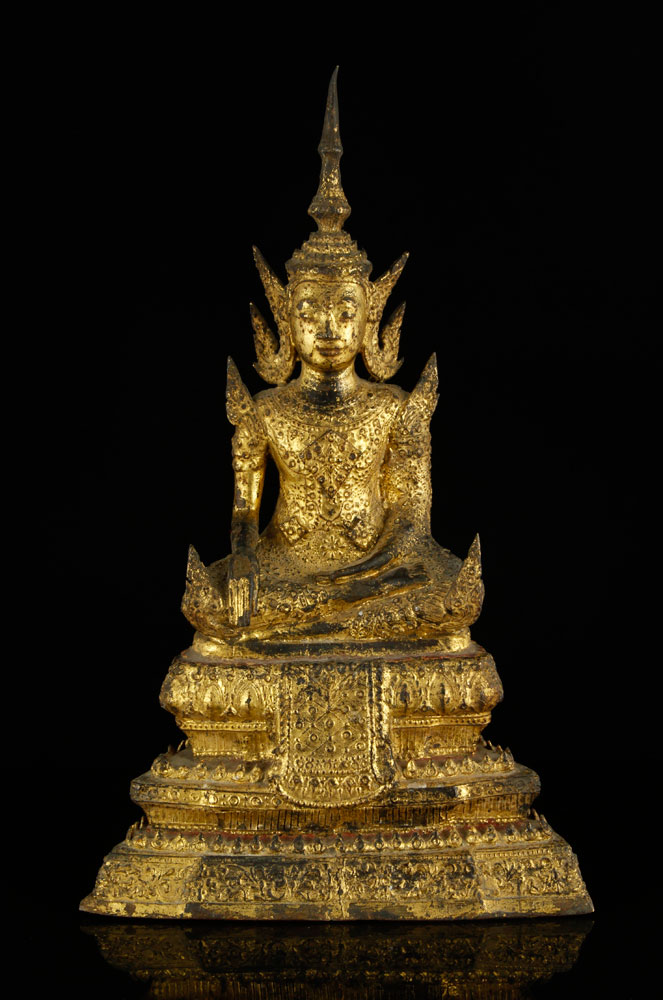 Appraisal: - th th C Thai Buddha Figure of the Buddha