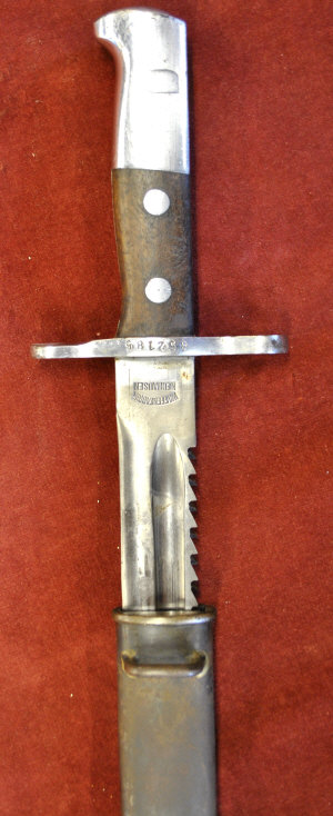 Appraisal: A WWI period Imperial German Army 'butcher's' bayonet nd pattern