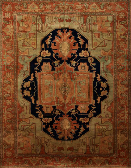 Appraisal: Persian Serapi Carpet ' x '