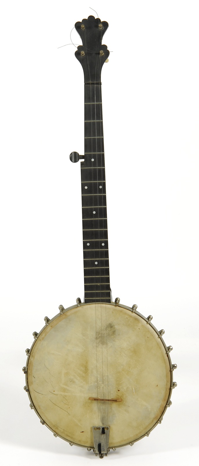 Appraisal: WILLIAM GERKE FIVE-STRING BANJO Circa sWith replaced newer tail piece