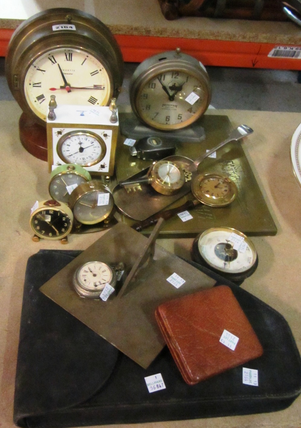 Appraisal: A group of mainly th century small clocks a musical