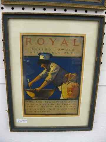 Appraisal: Maxfield Parrish Print ''Royal Baking Powder'' back cover December mint