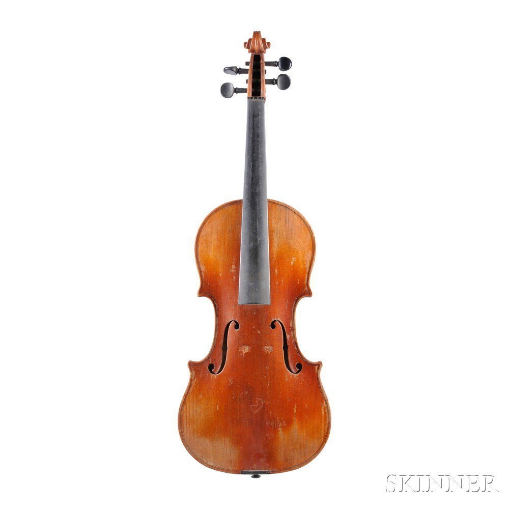 Appraisal: Modern German Violin Markneukirchen c s labeled LAURENTIUS STORIONI length