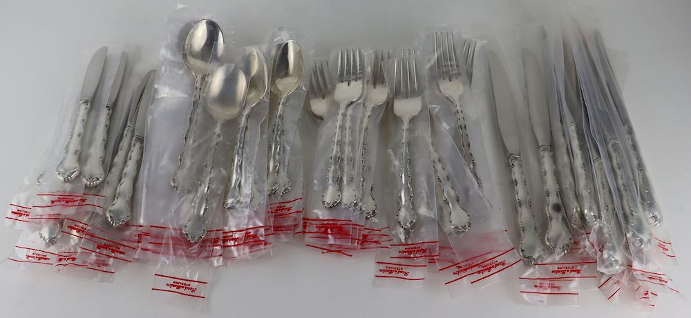 Appraisal: STERLING Reed Barton Tara Flatware Service Reed Barton Tara flatware