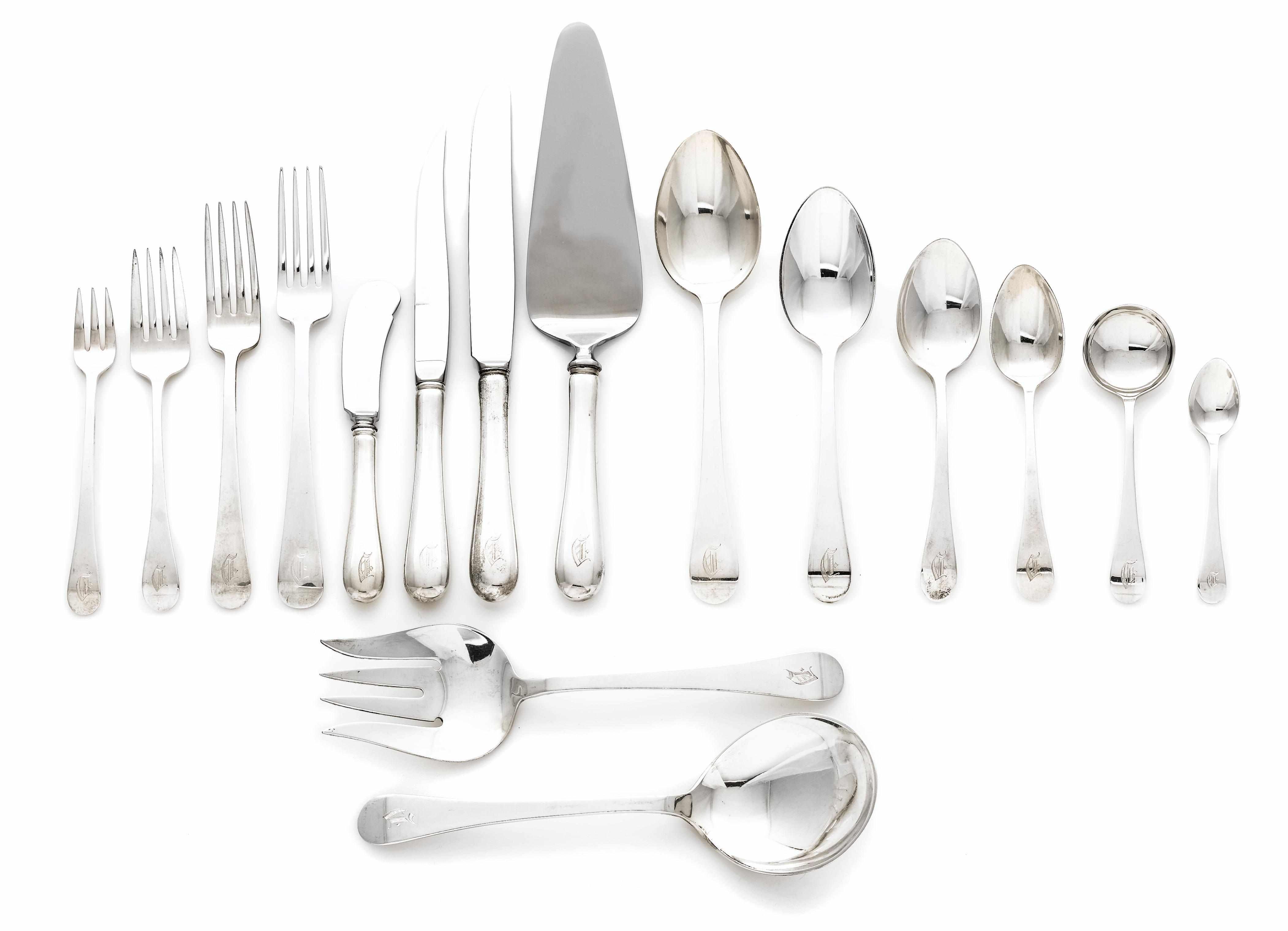 Appraisal: A sterling flatware set Tuttle Silversmiths Boston MA various dates