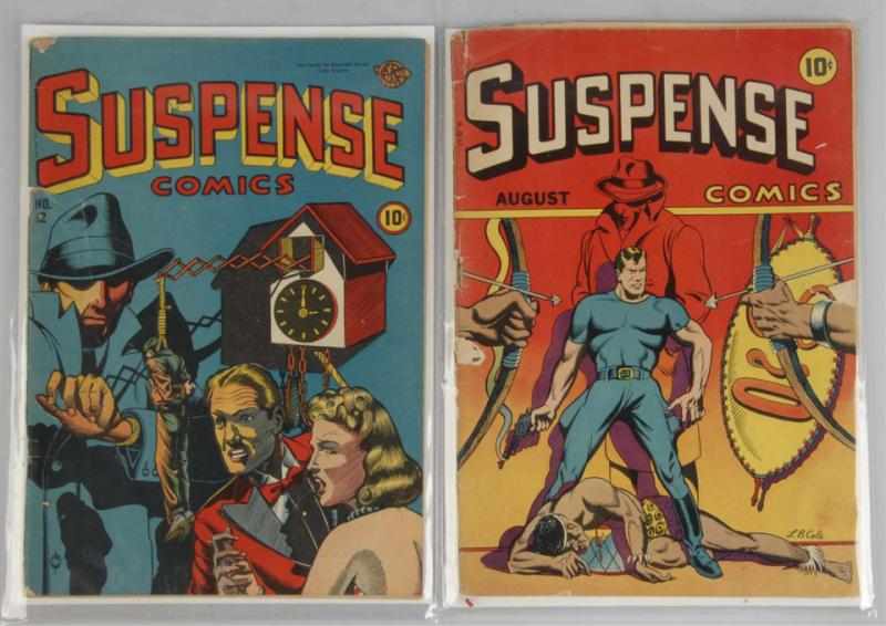 Appraisal: Lot of s Suspense Comics Description This lot includes issues