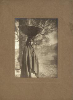 Appraisal: Edward S Curtis ''Fruit Gatherer Maricopa'' portrait of girl with