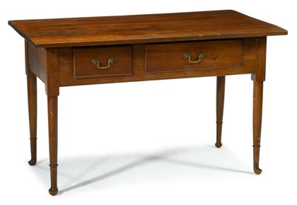 Appraisal: Queen Anne walnut tavern table th century