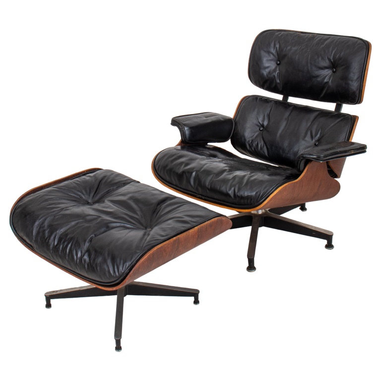 Appraisal: EAMES FOR HERMAN MILLER MID-CENTURY LOUNGE CHAIR Eames for Herman