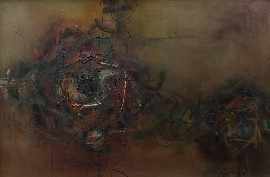 Appraisal: Daryl Hill - Mamons Cave no oil on board signed