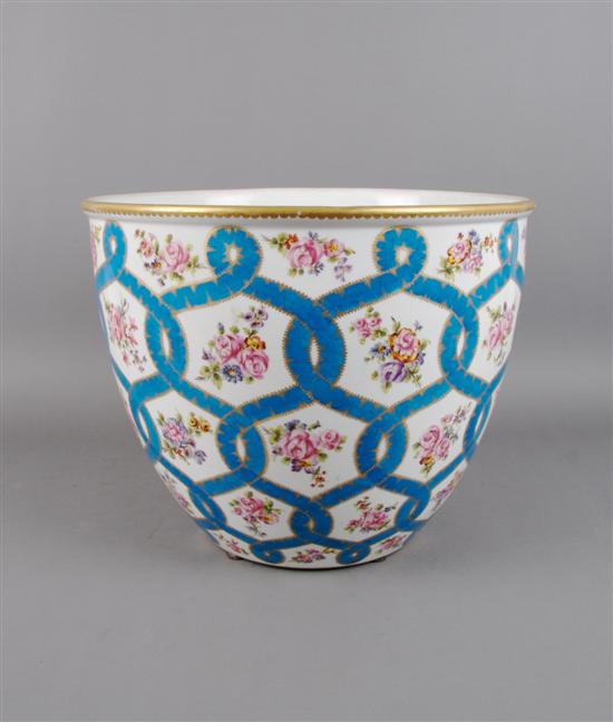 Appraisal: A Sevres Style Jardiniere Height inches