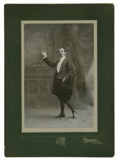 Appraisal: LeRoy Servais Cabinet Photograph of Magician Servais LeRoy San Francisco