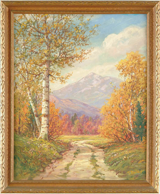 Appraisal: T BAILEY American th Century MT CHICORA IN AUTUMN A