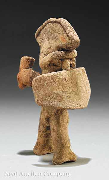 Appraisal: A Jalisco Pottery Figure of a Male Warrior c BC