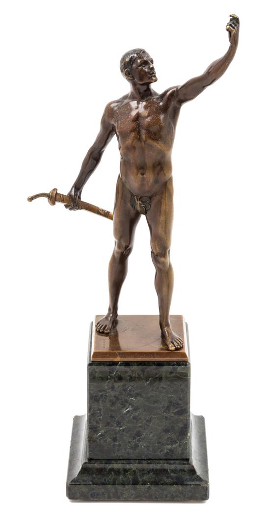 Appraisal: Sale Lot A Grand Tour Bronze Figure paul ludwig kowalczewski