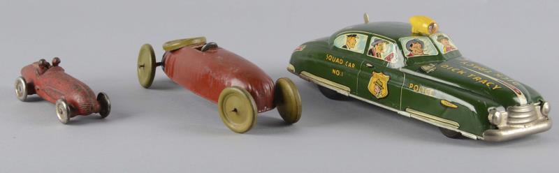 Appraisal: Lot of Vintage Cars Dick Tracy Race Cars Including -