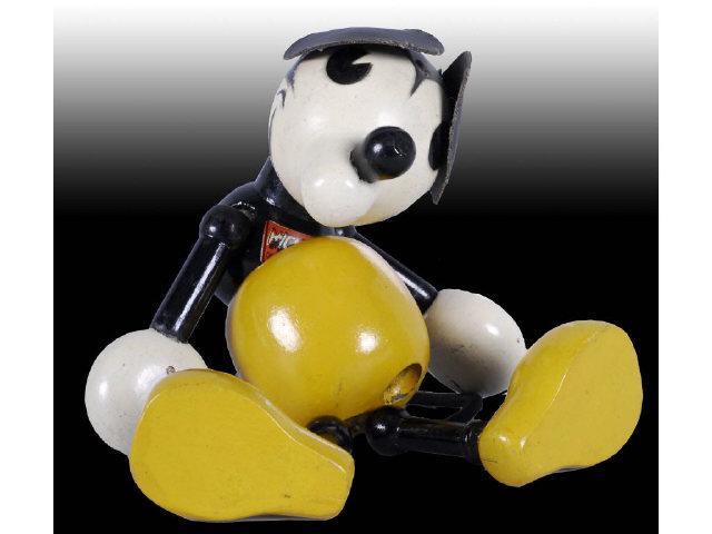 Appraisal: Yellow Mickey Mouse Fun-E-Flex Toy Description Lollipop hands Original wire