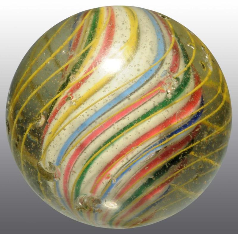 Appraisal: Solid Core Swirl Marble Description Has chipping on surface Condition