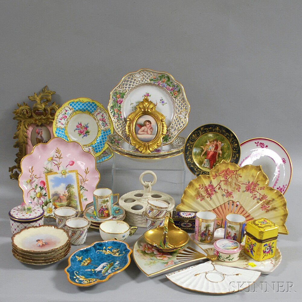 Appraisal: Approximately Thirty-seven Assorted Mostly Porcelain items including a pair of