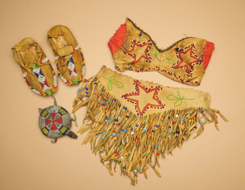 Appraisal: Lot of Wild West Show s- s Beadwork Condition Fair