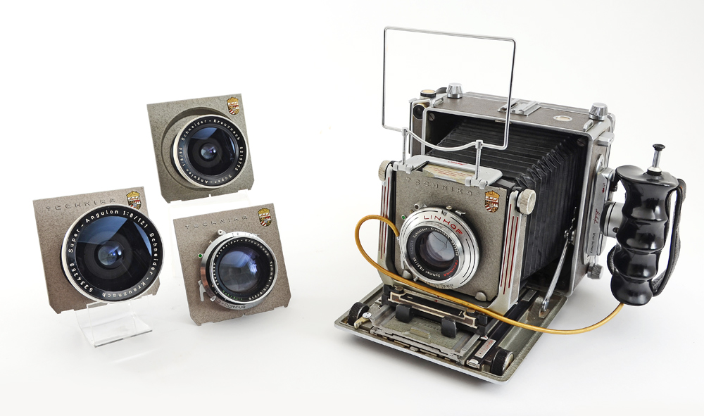 Appraisal: SUPER TECHNIKA IV X LARGE FORMAT CAMERA W LENSES The