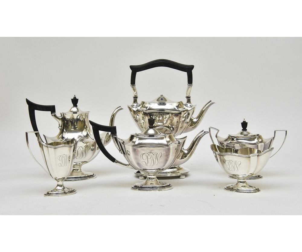 Appraisal: Gorham Sterling Silver Tea Service Six piece sterling silver tea