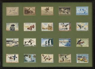 Appraisal: Twenty Federal Duck Stamps Twenty Federal Duck Stampseach by in