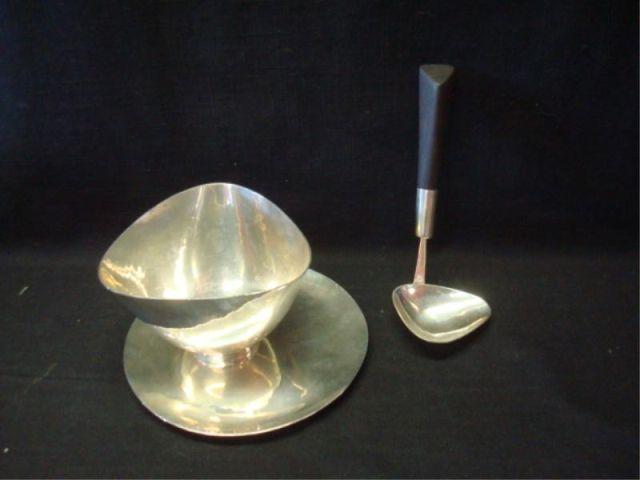 Appraisal: Sterling Silver Herman Roth Midcentury Bowl Ladle From a Larchmont