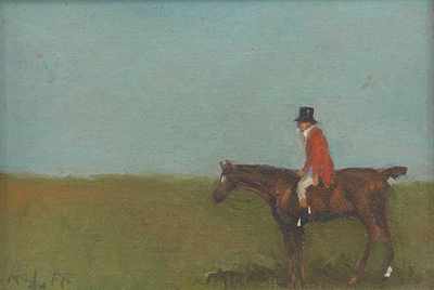 Appraisal: Frederick Hale McDuff American b The Horsemaster Oil on canvas