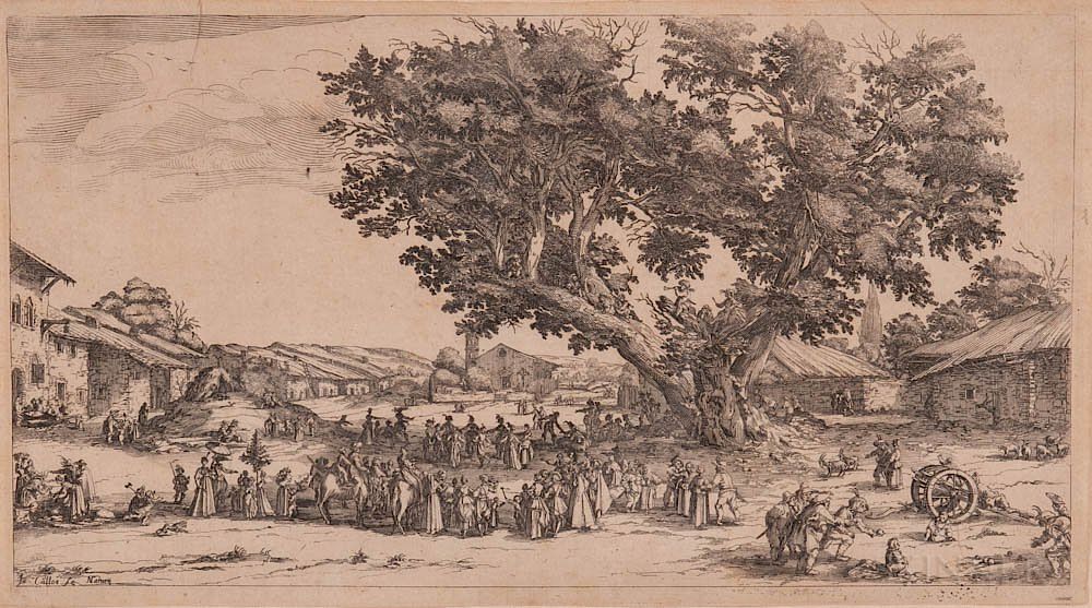 Appraisal: Jacques Callot French - La Foire de Gondreville Jacques Callot