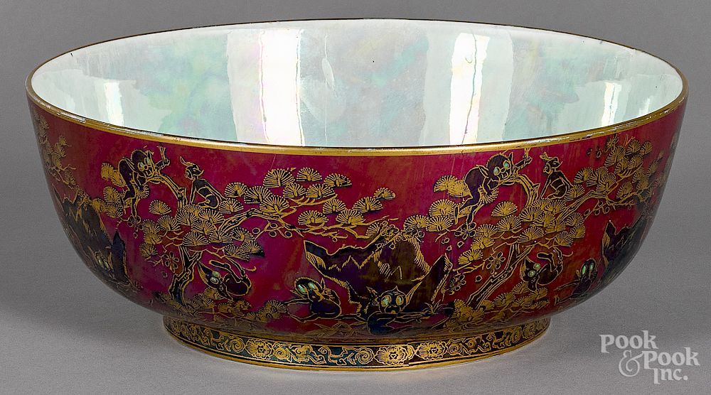 Appraisal: Wedgwood fairyland lustre firbolgs bowl Wedgwood fairyland lustre firbolgs bowl