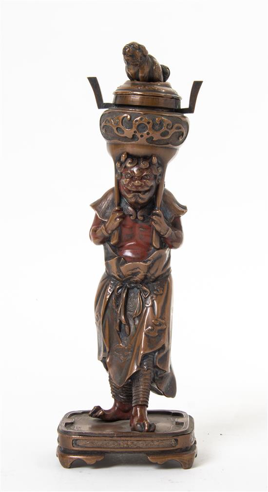 Appraisal: Sale Lot A Japanese Bronze Figure of an Oni meiji