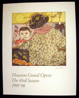 Appraisal: Maurice Sendak HOUSTON GRAND OPERA MADAME BUTTERFLY Artist Details This