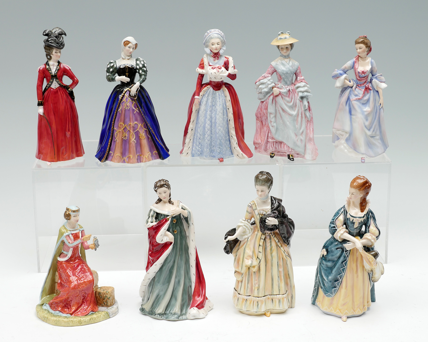 Appraisal: PC LOT OF ROYAL DOULTON FIGURES ''Philippa of Hainault'' HN