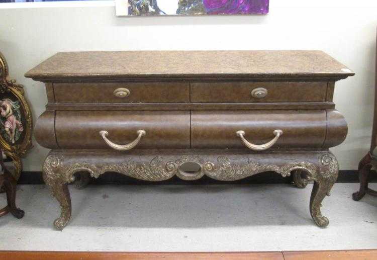 Appraisal: LOUIS XIV STYLE FOUR-DRAWER BUFFET The Platt Collections Philippines export