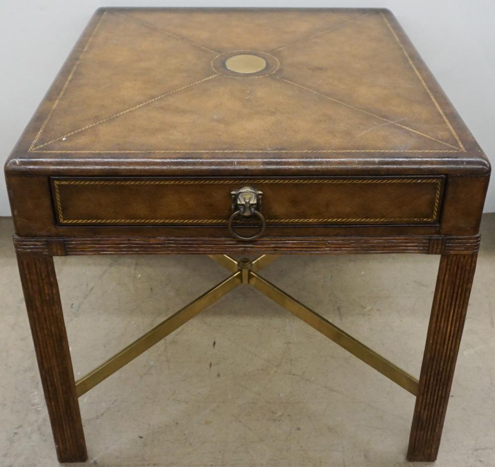 Appraisal: Ferguson Copeland Ltd George III Style Leather Side Table x