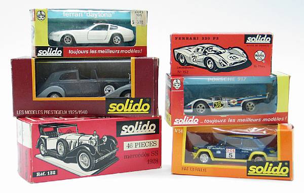 Appraisal: Solido Boxed Vehicles Lot includes boxed rd scale metal vehicles