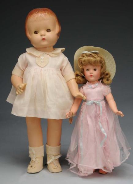 Appraisal: Lot of Effanbee Composition Dolls Description American Ca - Incised