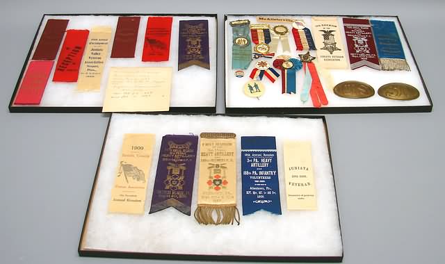 Appraisal: Grouping of -various ribbons belonging to Oliver H McAlister Group