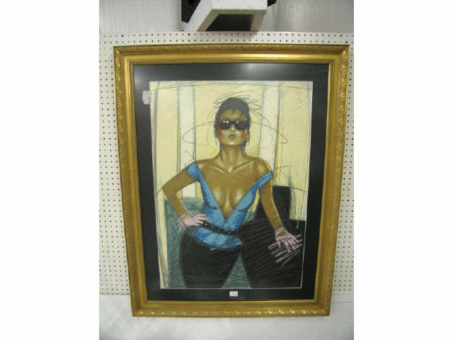 Appraisal: Nico Vrielink Lithograph of a Woman pencil signed of listed