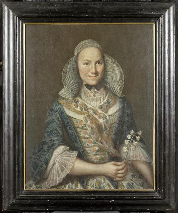 Appraisal: PROBABLY SWITZERLAND MIDDLE OF th c A woman Oil on