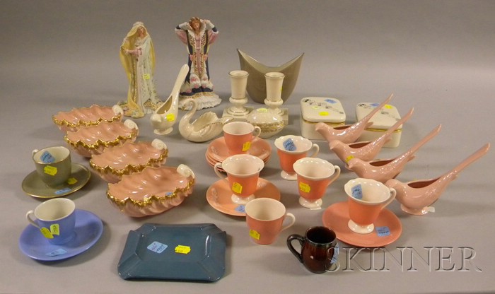 Appraisal: Thirty-six Assorted Lenox Porcelain and Bisque Figural Tableware and Table